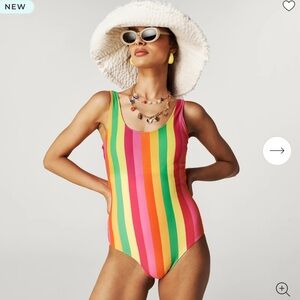 Posh Peanut Lotte Women's Reversible One Piece Swimsuit